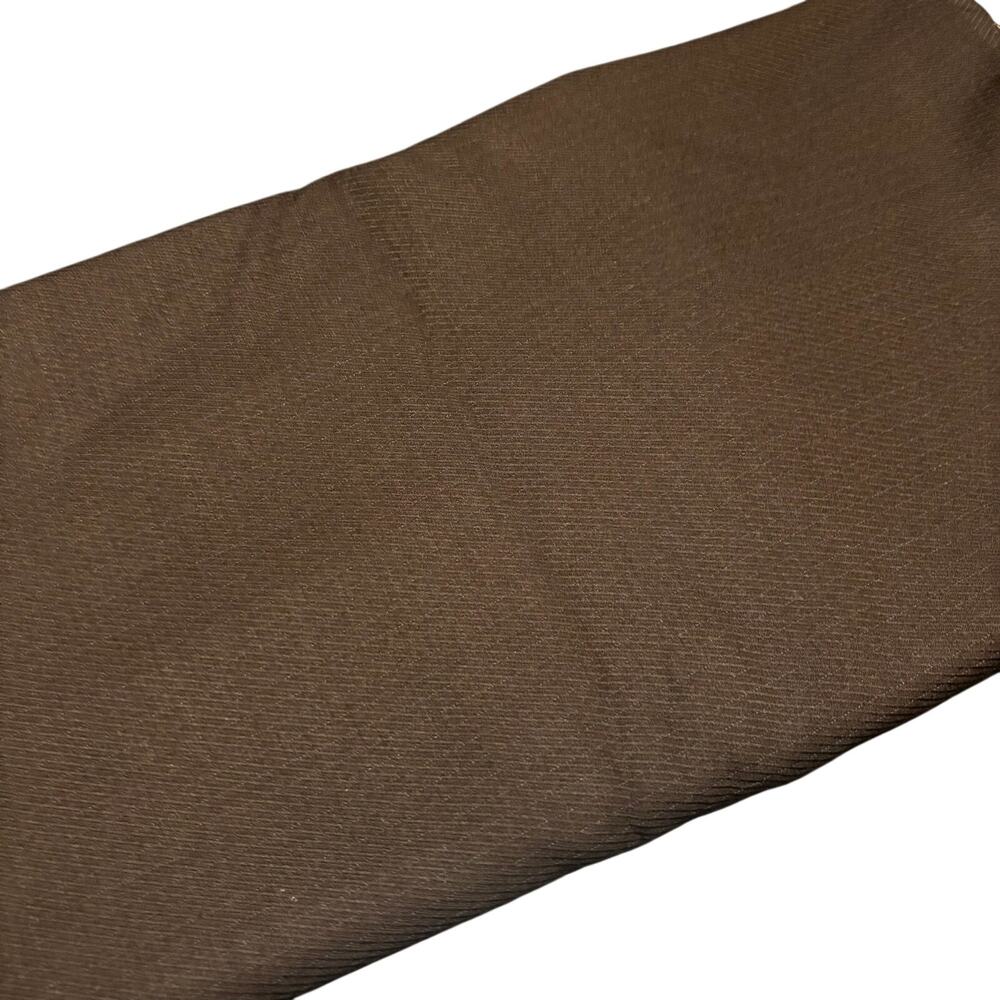 Brown Wool Fabric Blue Pinstripe 60" Wide 2 Yards Suiting Tailoring Vintage